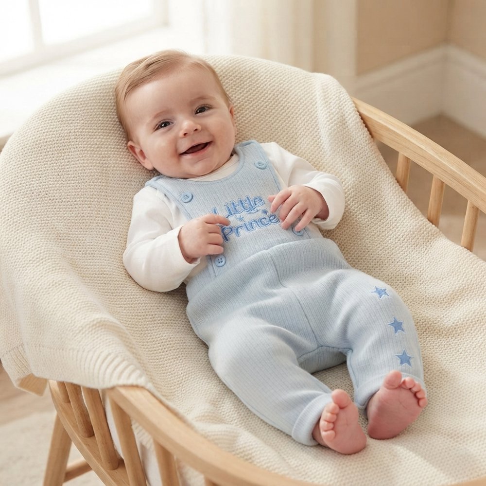 BIS-2020-2668: Baby Boys Little Prince 2 Piece Outfit (NB-6 Months) BIS-2020-2668: Baby Boys Little Prince 2 Piece Outfit (NB-6 Months)